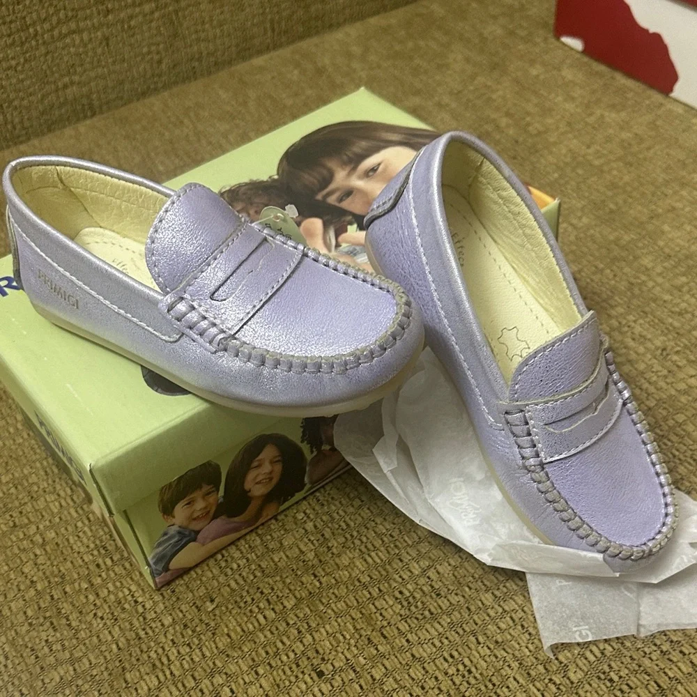 Primigi Lilac Girls Penny Loafers - size28